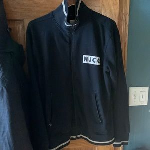 Black Nudie Jean zip up